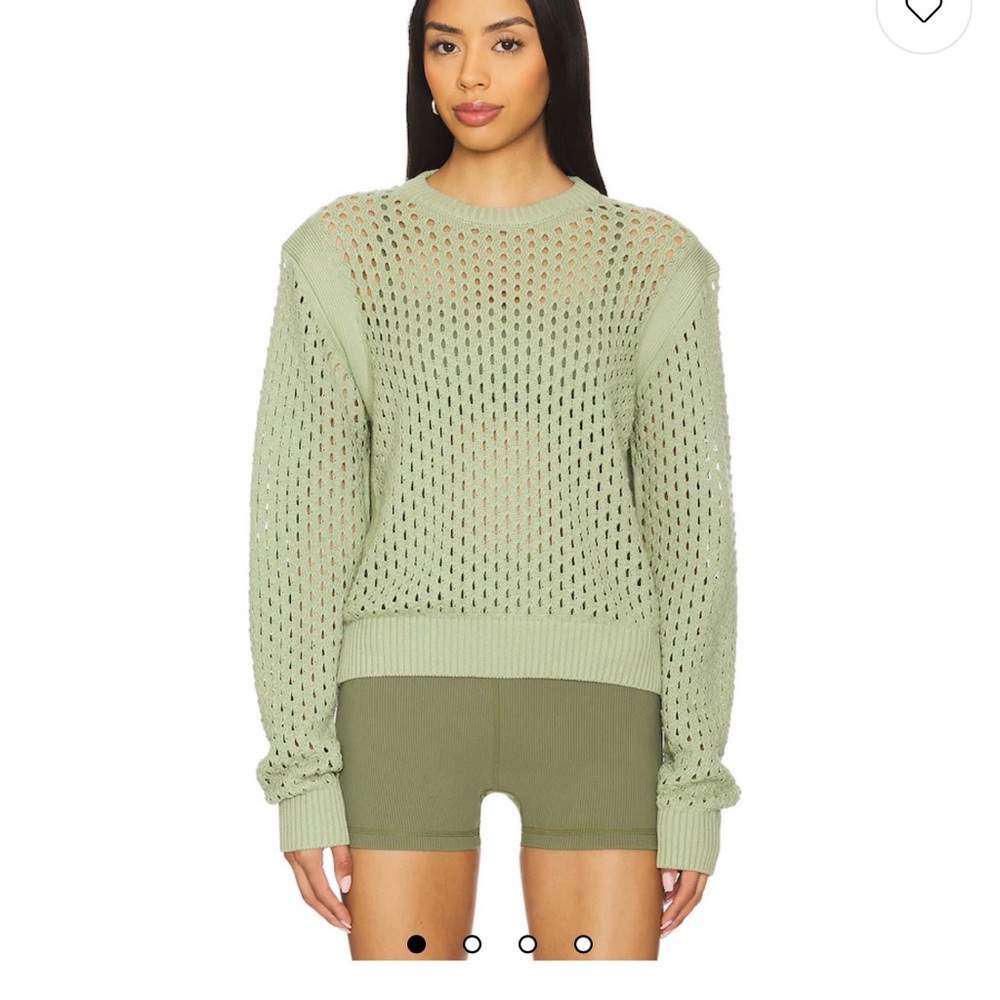 Varley Hains Knit Sweater in Snow Sage